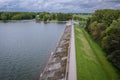 Dam on Goczalkowice Reservoir in Poland