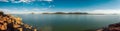 Gaborone dam top view Royalty Free Stock Photo