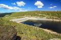 Dam at the lake Innerdalsvatnet, Norway