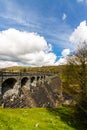 Dam of the lake Llyn Vyrnwy reservoir, Oswestry, North Wales