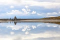 Dam on the lake Stor Sverje, Norway Royalty Free Stock Photo