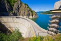 Dam lake Vidraru, Romania Royalty Free Stock Photo