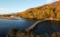 The Dam at Loch Fleet,Sutherland,Scotland,UK. Royalty Free Stock Photo