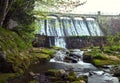 Dam on the Lomnica River Royalty Free Stock Photo