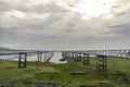 Dam in Longrin, Switzerland with a beautiful landscaDam in Mukutmanipur, West Bengal with a beautiful landscape in the background