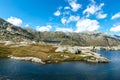 Dam of Lucendro, Gotthard Pass, Canton of Ticino (Switzerland)