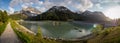 Dam LÃÂ¤ngental storage and power plant Sellrain-Silz in KÃÂ¼htai, Tyrol