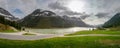 Dam LÃÂ¤ngental storage and power plant Sellrain-Silz in KÃÂ¼htai, Tyrol