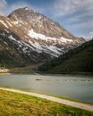 Dam LÃÂ¤ngental storage and power plant Sellrain-Silz in KÃÂ¼htai, Tyrol