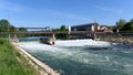 Dam on the Marne river