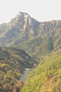 Dam and Mountains of Mount Tai