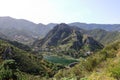 Dam near Vallehermoso on La Gomera Island, Canary Islands, Spain Royalty Free Stock Photo