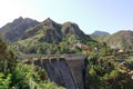 Dam near Vallehermoso on La Gomera Island, Canary Islands, Spain