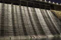 Dam at night