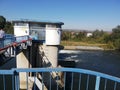 Dam Parmenac on West Morava river, in Serbia, near Cacak city.
