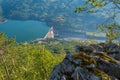 Dam Perucac on a Drina river. Royalty Free Stock Photo