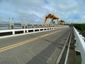 Dam and Reservoir System Gantry Crane used to lift sluice gate valves of the Small Hydro Electric Power generation plant