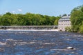 Dam on the river in Terrebonne