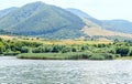 The dam from the river Valea Mare from Hateg Romania, Retezat Mountains.