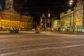 Dam square next to the Royal Palace, Amsterdam, Netherlands Royalty Free Stock Photo