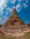 That Dam stupa. Muang Khoun, Laos