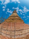 That Dam stupa. Muang Khoun, Laos