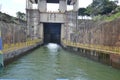 Water dam on the TietÃÂª River in the interior of Brazil Royalty Free Stock Photo