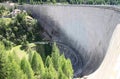 Dam wall, Lago di Beauregard, Val Grisenche, Italy