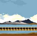 Dam water landscape