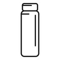 Damage care bottle icon outline vector. Coloring hair