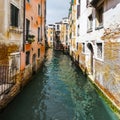 Damage from dampness in Venice Royalty Free Stock Photo