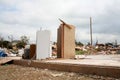 Damage after an F5 tore through Moore Oklahoma Royalty Free Stock Photo