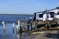 Damage from Hurricane Matthew, Vilano Beach, Florida Royalty Free Stock Photo