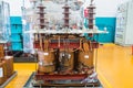 Damage three phase transformer