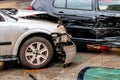 Damage to the bodywork of cars Royalty Free Stock Photo