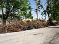 Hurricane Maria Damage in Puerto Rico Royalty Free Stock Photo