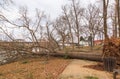 Damage From Tornado that Struck Wetumpka, Alabama Royalty Free Stock Photo