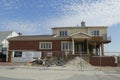 Damaged beach house in devastated area one year after Hurricane Sandy