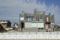 Damaged beach house in devastated area one year after Hurricane Sandy