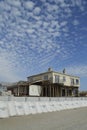 Damaged beach house in devastated area one year after Hurricane Sandy