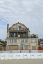 Damaged beach house in devastated area one year after Hurricane Sandy