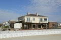 Damaged beach house in devastated area one year after Hurricane Sandy