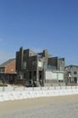 Damaged beach house in devastated area one year after Hurricane Sandy