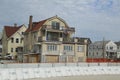 Damaged beach house in devastated area one year after Hurricane Sandy