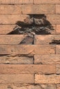 Damaged Brick Wall