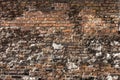 Damaged brick wall texture