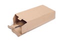 Damaged cardboard box Royalty Free Stock Photo