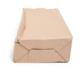 Damaged cardboard box Royalty Free Stock Photo