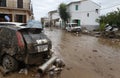 Deadly floodings in San Llorenc in the island Mallorca