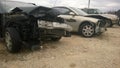 Damaged cars
